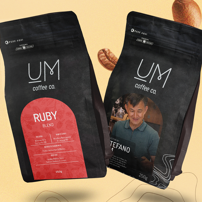 2 pacotes por mês - UM COFFEE CO.